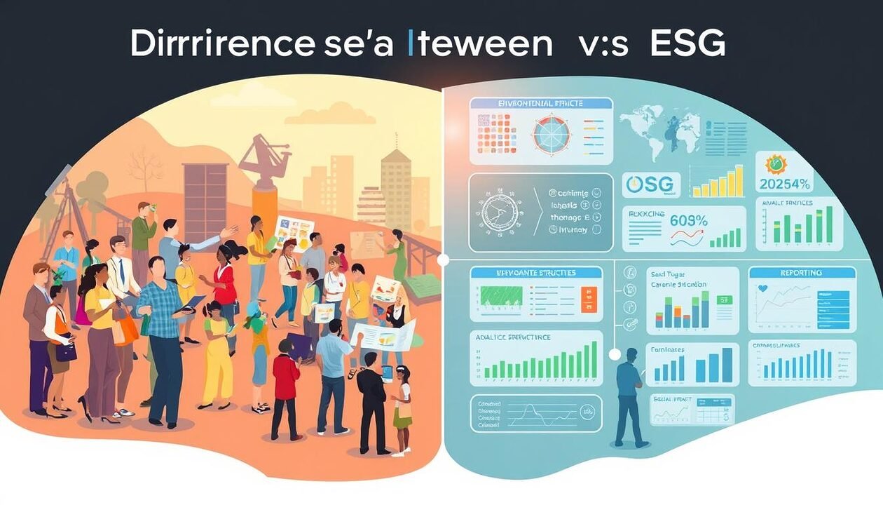 Différences entre RSE et ESG