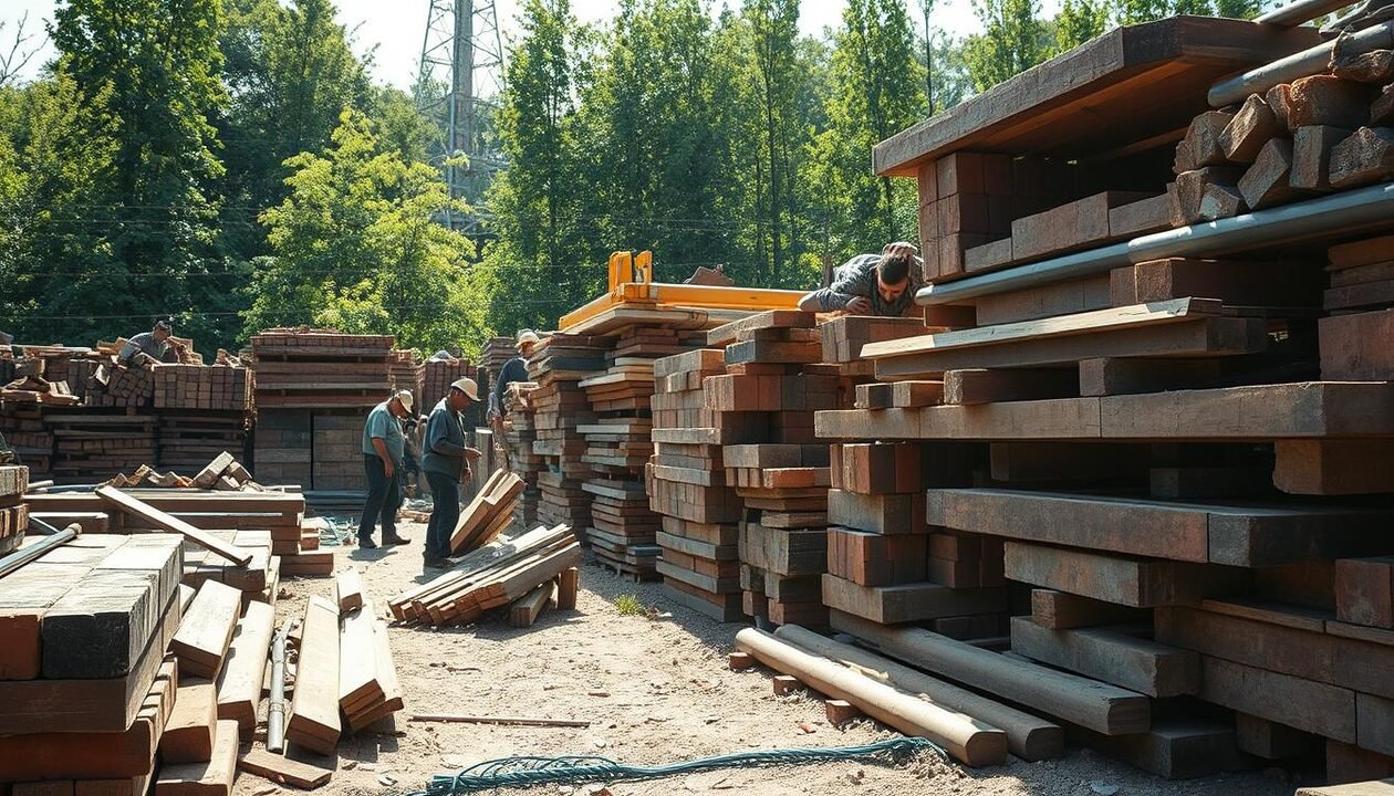 Réemploi des matériaux de construction