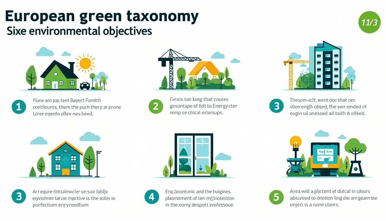 Guide complet sur la taxonomie verte européenne : tout ce qu'il faut savoir 2 découvrez notre guide complet sur la taxonomie verte européenne et comprenez tout ce qu'il faut savoir pour mieux intégrer les critères environnementaux dans vos projets et investissements.